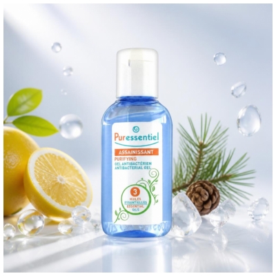 Puressentiel Antibacteriële gel met 3 Essentiële Oliën 25 ml