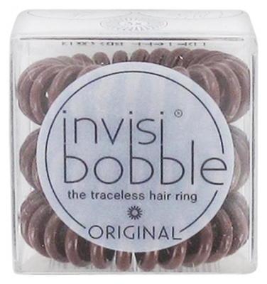 Invisibobble Original 3 Anneaux à Cheveux - Couleur : Pretzel Brown