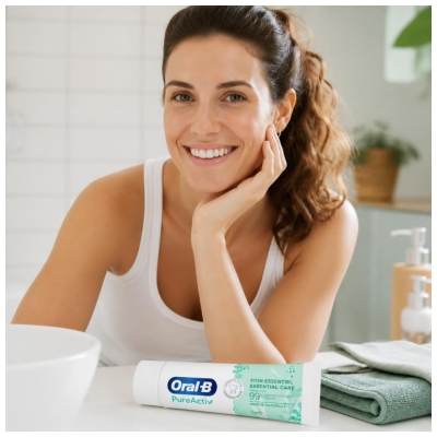 Oral-B Zobna pasta PureActiv Osnovna nega 75 ml