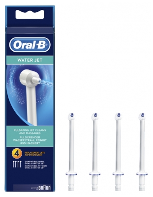 Oral-B Water Jet 4 Canules de Remplacement