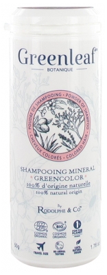 Greenleaf Shampoing Minéral Greencolor Bio 50 g