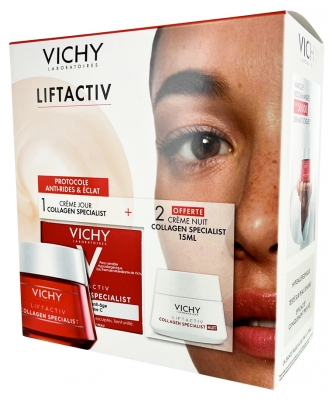 Vichy LiftActiv Collagen Specialist Jour 50 ml + Collagen Specialist Nuit 15 ml Offert