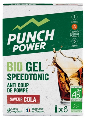 Punch Power Bio Gel Speedtonic Anti Coup de Pompe 6 Tubes de 25 g