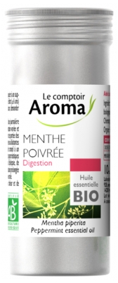 Le Comptoir Aroma Olio Essenziale di Menta Piperita (Mentha Piperita) Bio 10 ml