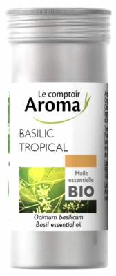 Le Comptoir Aroma Huile Essentielle Basilic Tropical (Ocimum basilicum) Bio 10 ml