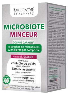 Biocyte Longevity Microbiote Minceur 20 Comprimés