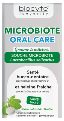 Biocyte Longevity Microbiote Oral Care 8 Gums to Chew