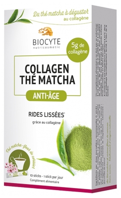 Biocyte Collagen Thé Matcha Anti-Âge 10 Sticks