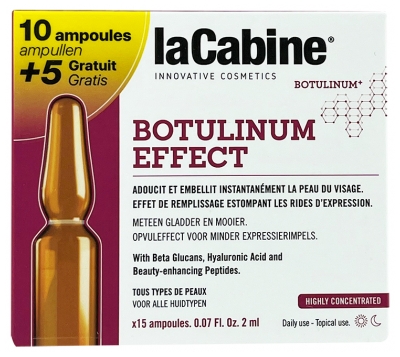 laCabine Botox-Like Botulinum Effect 10 Phials + 5 Offered