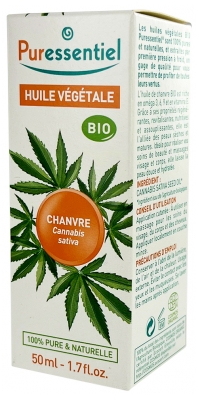 Puressentiel Huile Végétale Chanvre (Cannabis sativa) Bio 50 ml