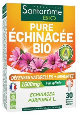 Santarome Bio Pure Echinacea Organic 30 Capsules