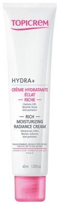 Topicrem HYDRA+ Rich Moisturising Radiance Cream 40ml