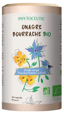 Phytoceutic Onagre Bourrache Bio 120 Capsules