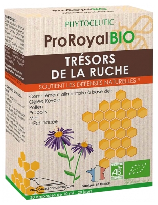 Phytoceutic ProRoyal Defences from the Hive Organic 20 Phials