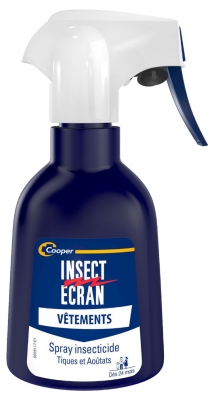 Insect Ecran Vêtements Spray Insecticide Tiques et Aoûtats 200 ml