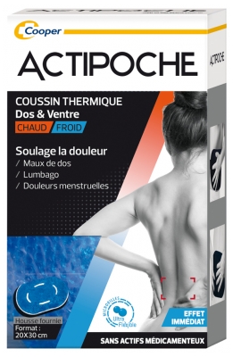 Cooper Actipoche Dos & Ventre Microbilles 1 Coussin Thermique