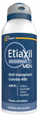 Etiaxil Déodorant Men Anti-Transpirant Contrôle 48H Aérosol 150 ml