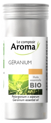 Le Comptoir Aroma Huile Essentielle Géranium (Pelargonium x asperum) Bio 5 ml