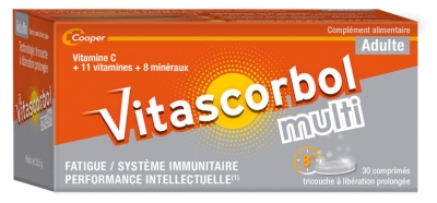 Vitascorbol Multi 30 Comprimés