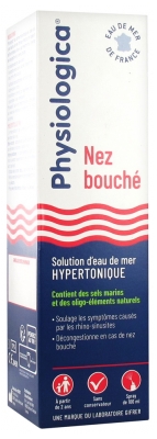Gifrer Physiologica Hypertone Zeewateroplossing Verstopte Neusspray 100 ml