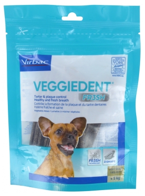 Virbac VeggieDent Fresh Dogs - 5 kg 15 Strisce Vegetali