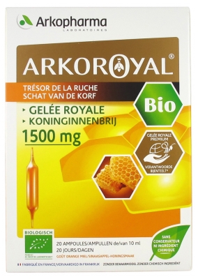 Arkopharma Arko Royal Treasure of the Hive Royal Jelly 1500mg Bio 20 Phials
