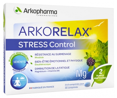 Arkopharma Arkorelax Stress Control 30 Tablets