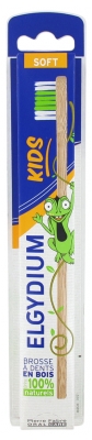 Elgydium Kids Wood Toothbrush for Children Soft - Colour: Chameleon