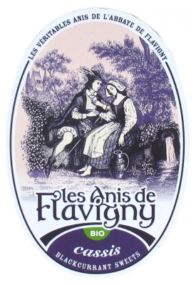 Les Anis de Flavigny Organic Blackcurrant Candies 50g