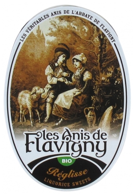 Bomboanele Anis de Flavigny Réglisse Bio 50 g