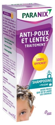Paranix Traitement Anti-Poux & Lentes Shampoing 200 ml