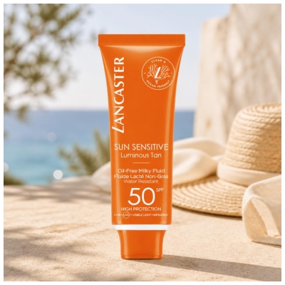 Lancaster Sun Sensitive Luminous Tan Oil-Free Milky Fluid SPF50 50ml