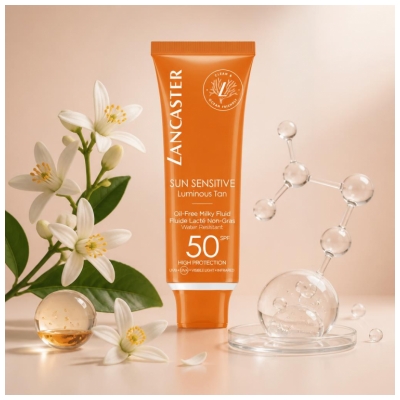 Lancaster Sun Sensitive Luminous Tan Oil-Free Milky Fluid SPF50 50ml
