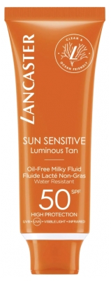 Lancaster Sun Sensitive Luminous Tan Oil-Free Milky Fluid SPF50 50ml