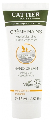 Cattier Crema Manos Secas Bio 75 ml