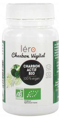 Léro Aktive Bio-Vegetabilkohle 45 Kapseln