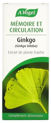 A.Vogel Mémoire et Circulation Gingko Extrait de Plante Fraîche 50 ml
