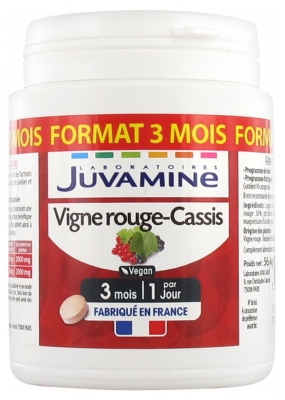 Juvamine Red Vine Blackcurrant 90 Tabletek