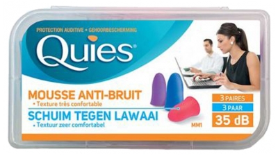 Quies Foam Anti-Noise 3 Pary - Kolor: Dyskoteka