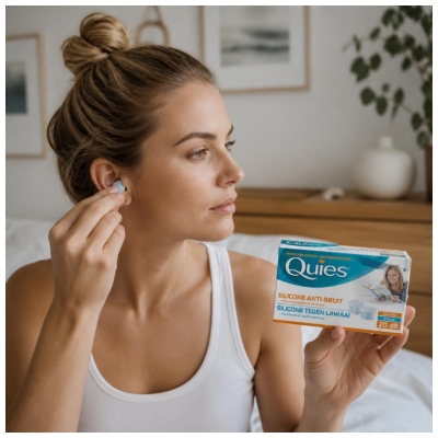 Quies Anti-Noise Silicone Ear Plugs 3 Pairs
