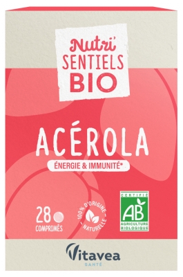 Vitavea Nutri'Sentiels Organic Acerola 28 Tablets