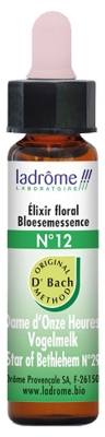 Ladrôme Flower of Bach Floral Elixir No. 12 : Lady of Eleven Hours Organic 10 ml