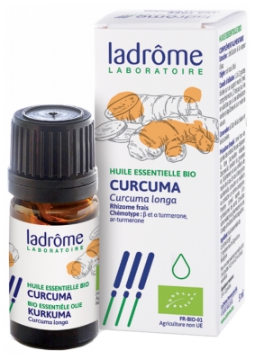 Ladrôme Olio Essenziale di Curcuma (Curcuma Longa) Bio 5 ml