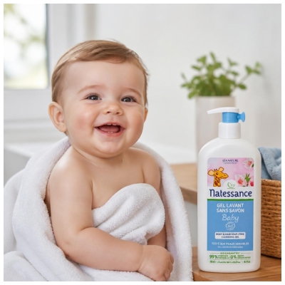 Natessance Gel Lavant Sans Savon Baby Bio 500 ml