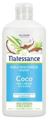 Natessance Økologisk Kokosnøddeolie 250 ml