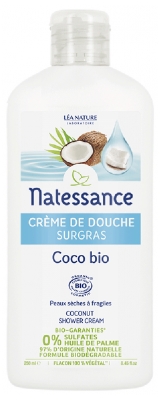 Natessance Organic Coconut Shower Cream 250ml