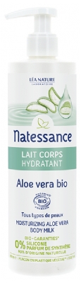 Natessance Barojošs Ķermeņa Piens Aloe Vera Bio 400 ml