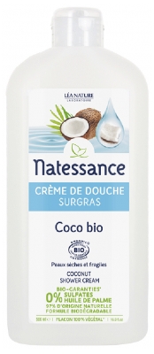 Natessance Crema Doccia Biologica al Cocco 500 ml