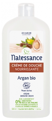Natessance Crema Doccia Nutriente Argan Bio 500 ml