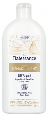 Natessance Lift'Argan Organic Cleansing Milk Face & Eyes 400ml